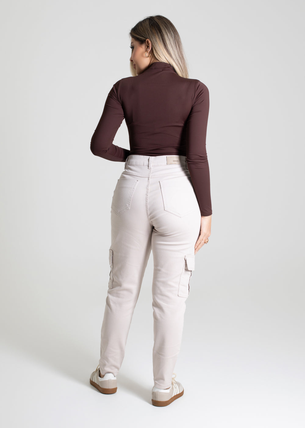 Calça Sarja Sawary Mom - 280076 BEGE