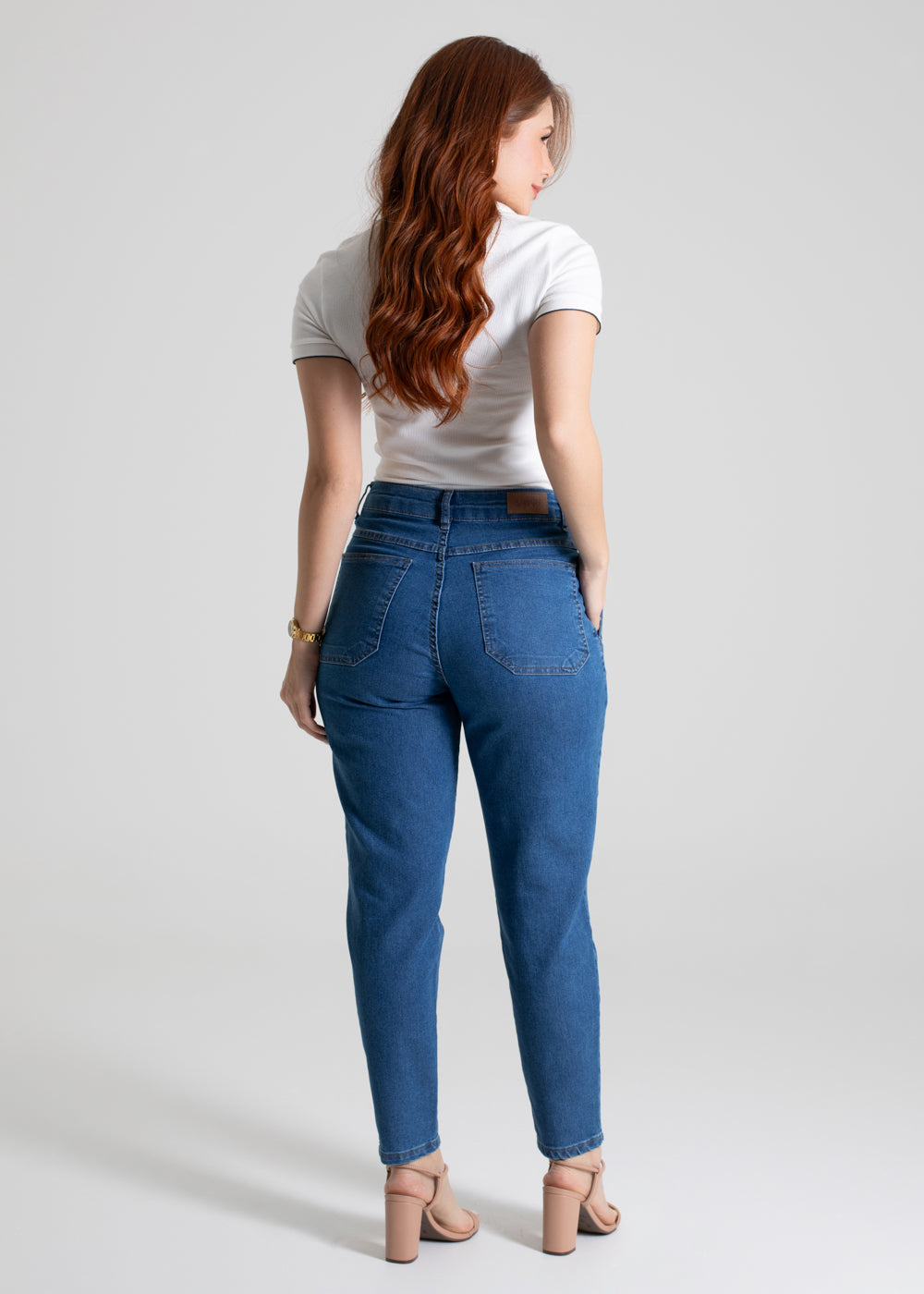 Calça Jeans Sawary Mom - 280082 AZUL