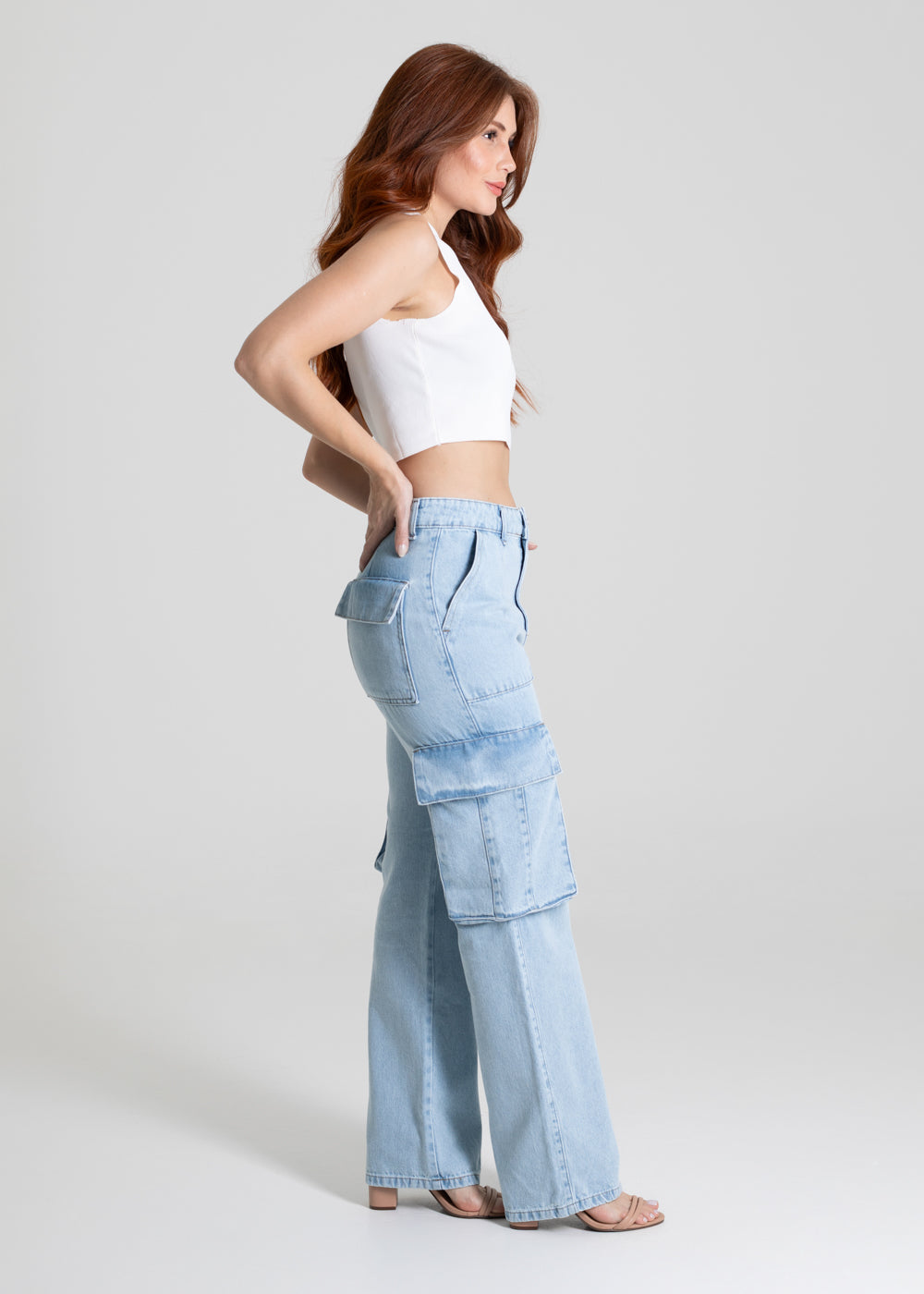 Calça Jeans Sawary Reta  Petit - 280097 AZUL