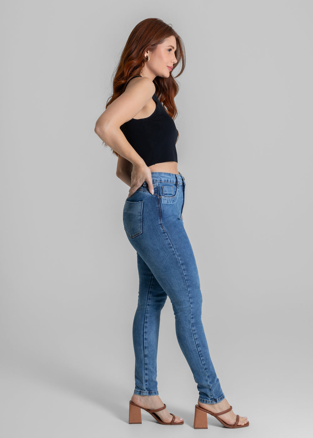 Calça Jeans Sawary Super Lipo - 280100 AZUL
