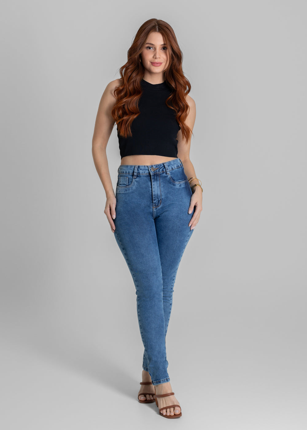 Calça Jeans Sawary Super Lipo - 280100 AZUL