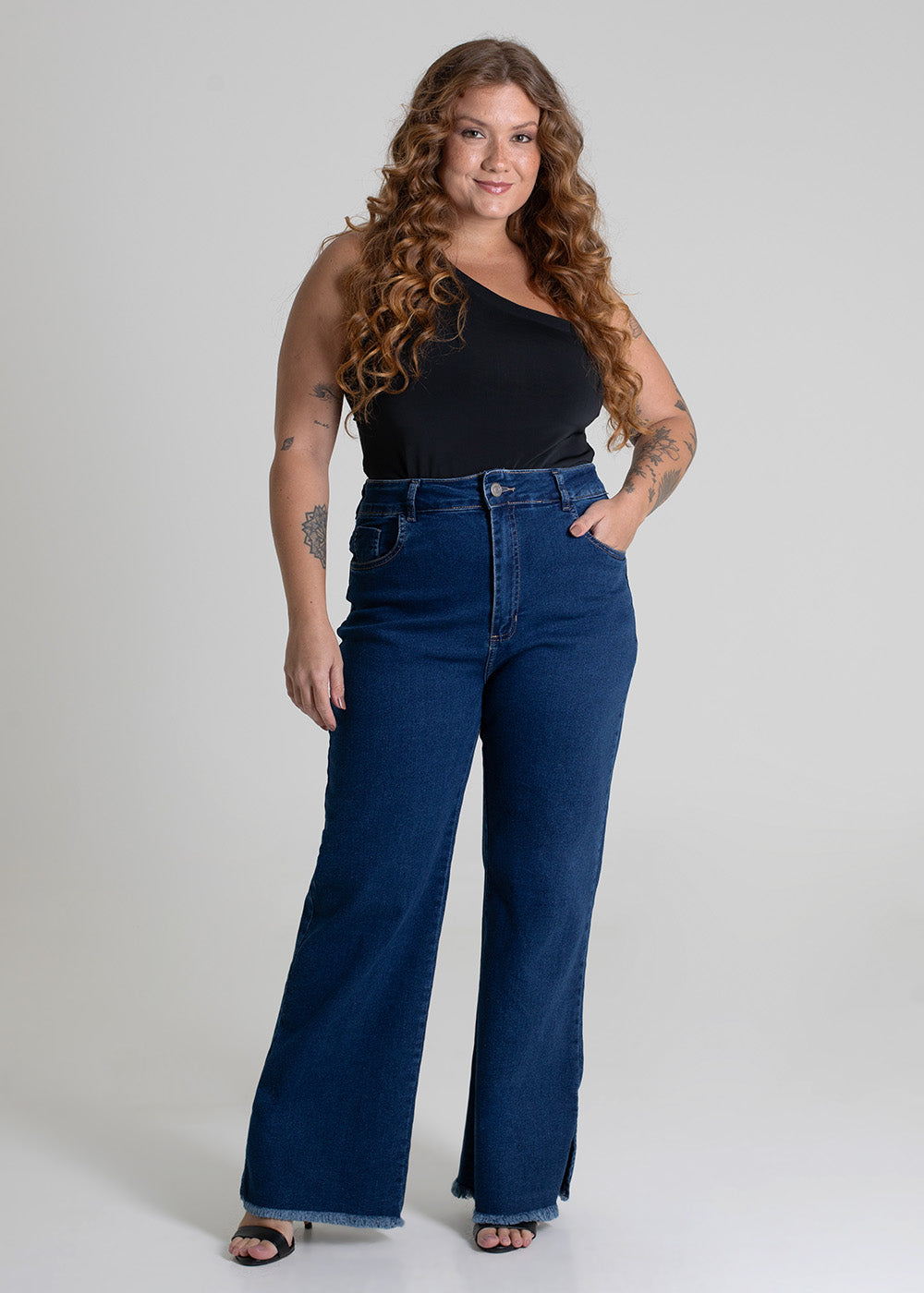 Calça Jeans Sawary Plus Size - 280107 AZUL
