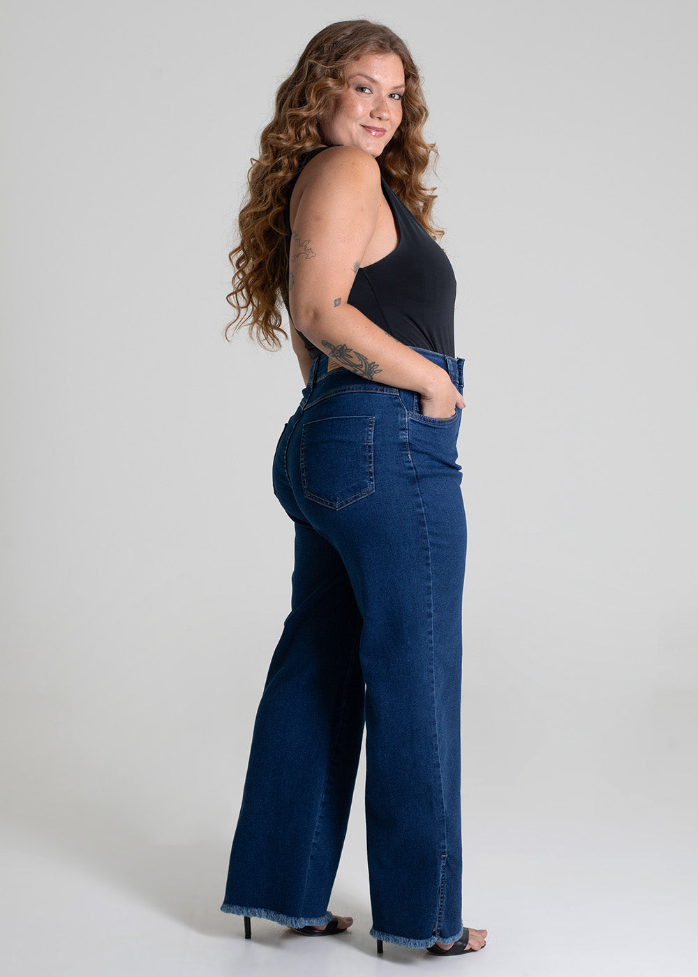 Calça Jeans Sawary Plus Size - 280107 AZUL