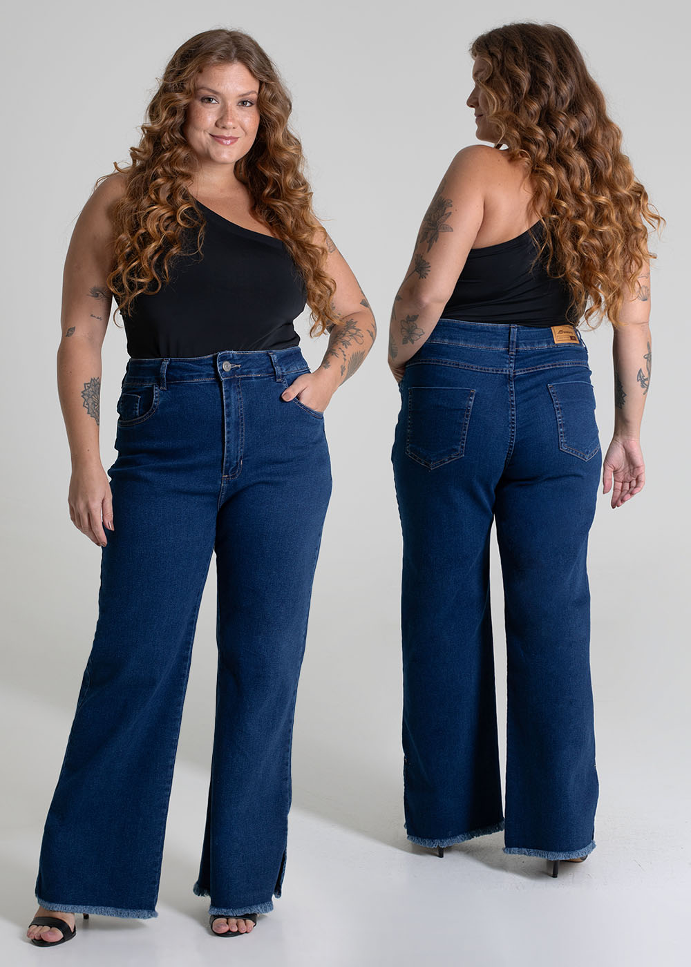 Calça Jeans Sawary Plus Size - 280107 AZUL