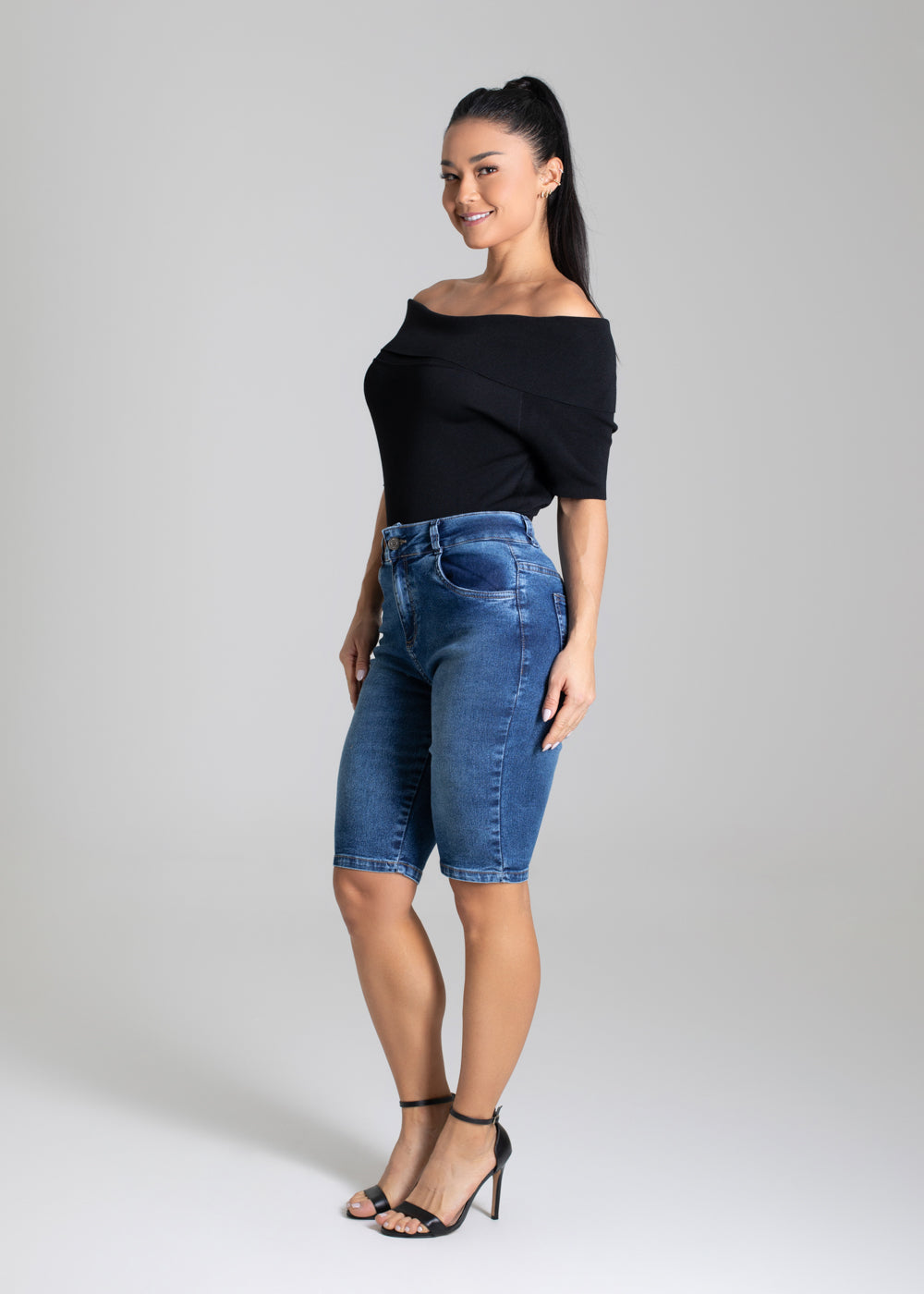 Bermuda Jeans Sawary - 280110 AZUL