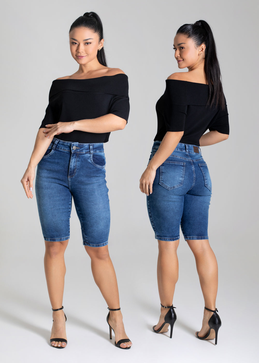 Bermuda Jeans Sawary - 280110 AZUL