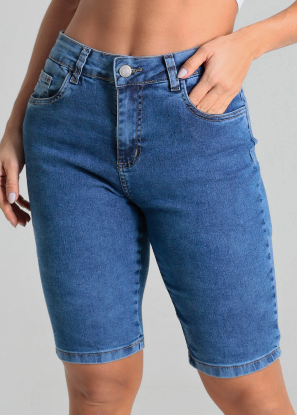 Bermuda Jeans Sawary - 280113 AZUL