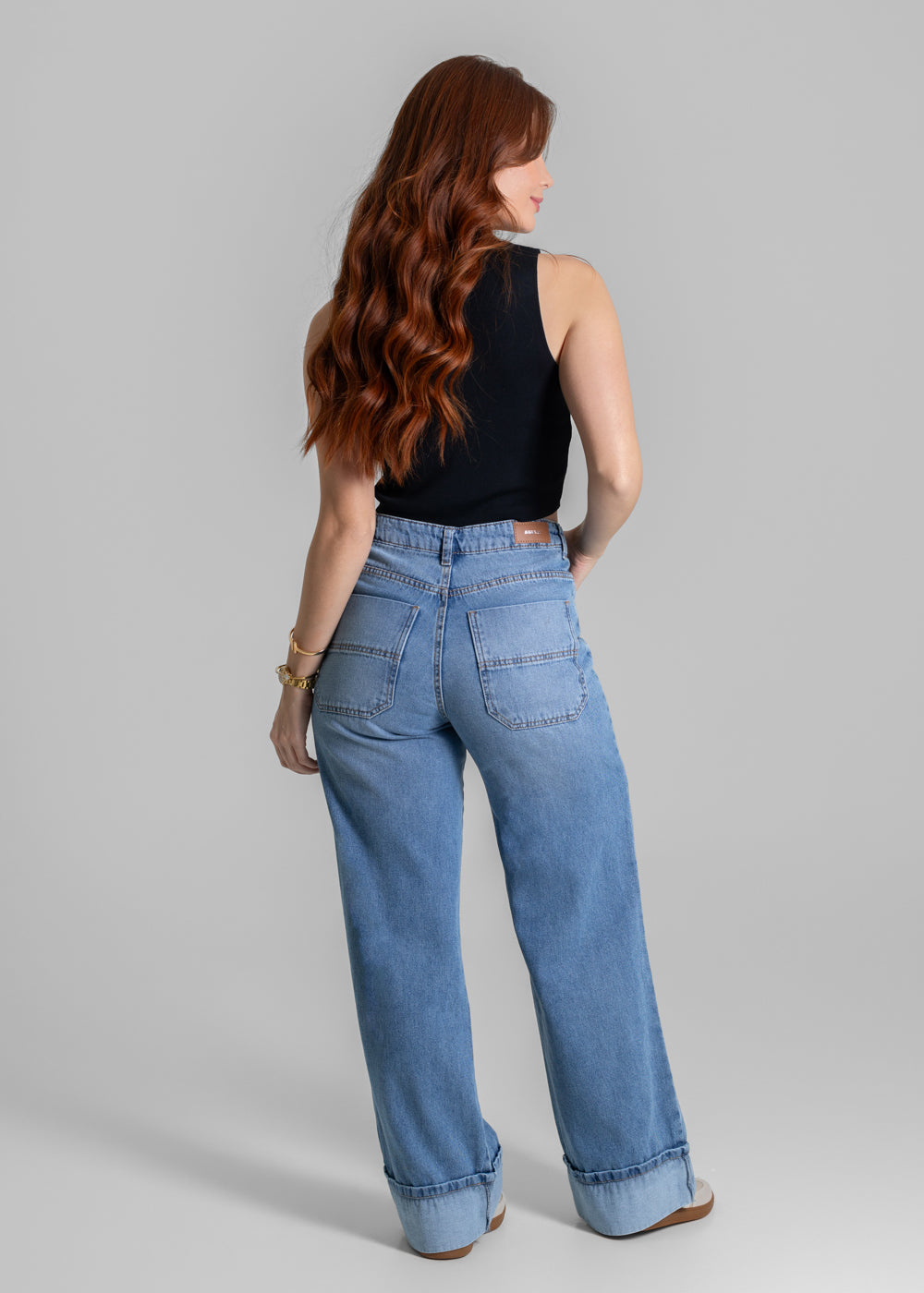 Calça Jeans Sawary Wide Leg - 280145 AZUL