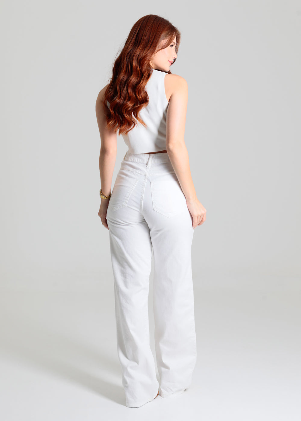 Calça Sarja Sawary Wide Leg - 280152 PT