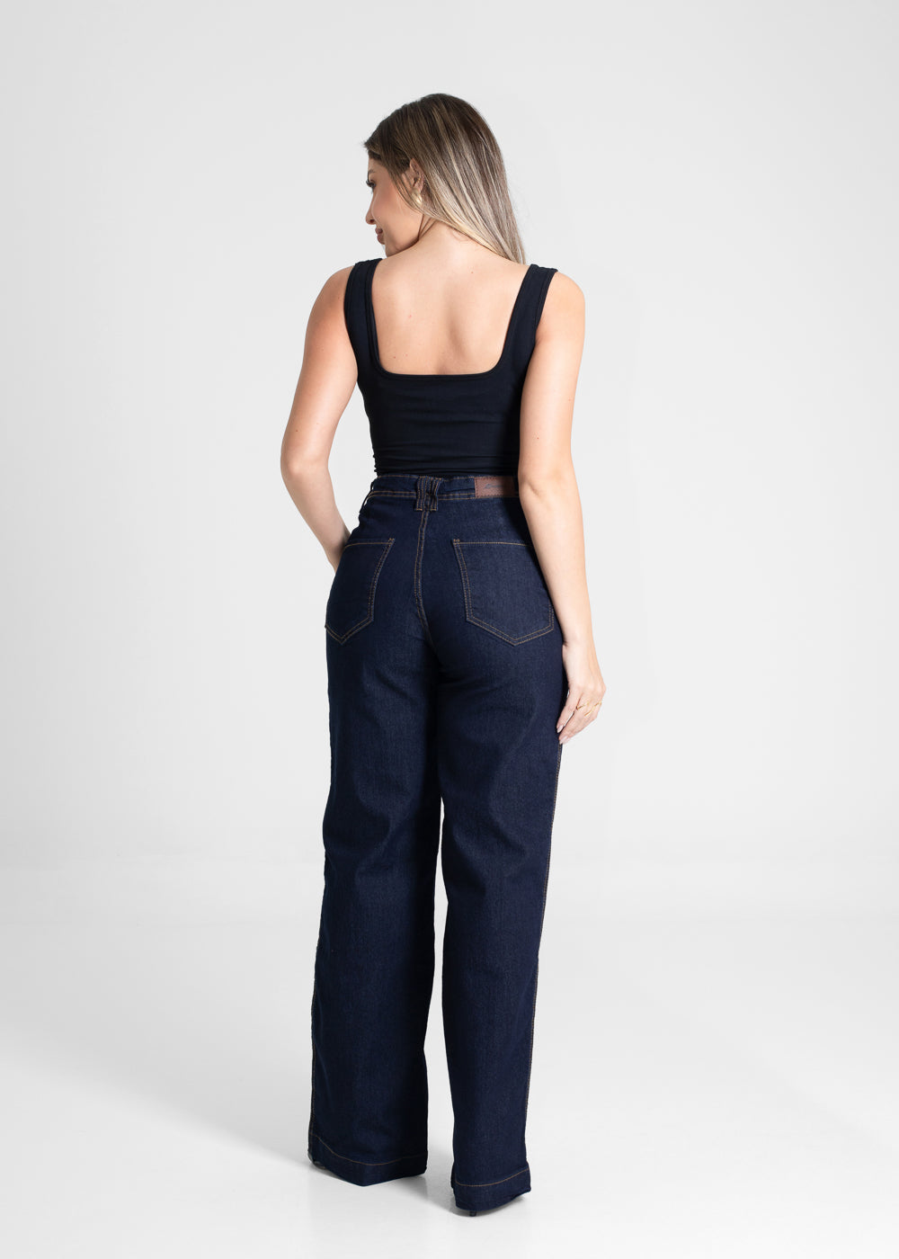 Calça Jeans Sawary Wide Leg - 280154 AZUL