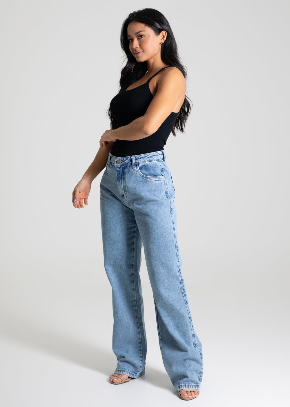 Calça Jeans Sawary Wide Leg - 280212 AZUL