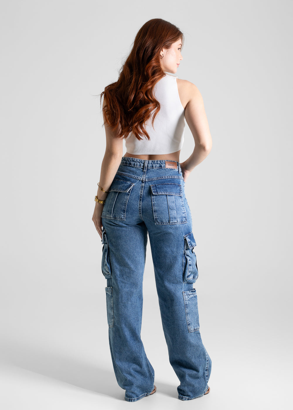 Calça Jeans Sawary Wide Leg - 280219 AZUL