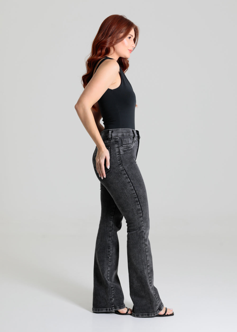 Calça Jeans Sawary Boot Cut - 280248 PRETO