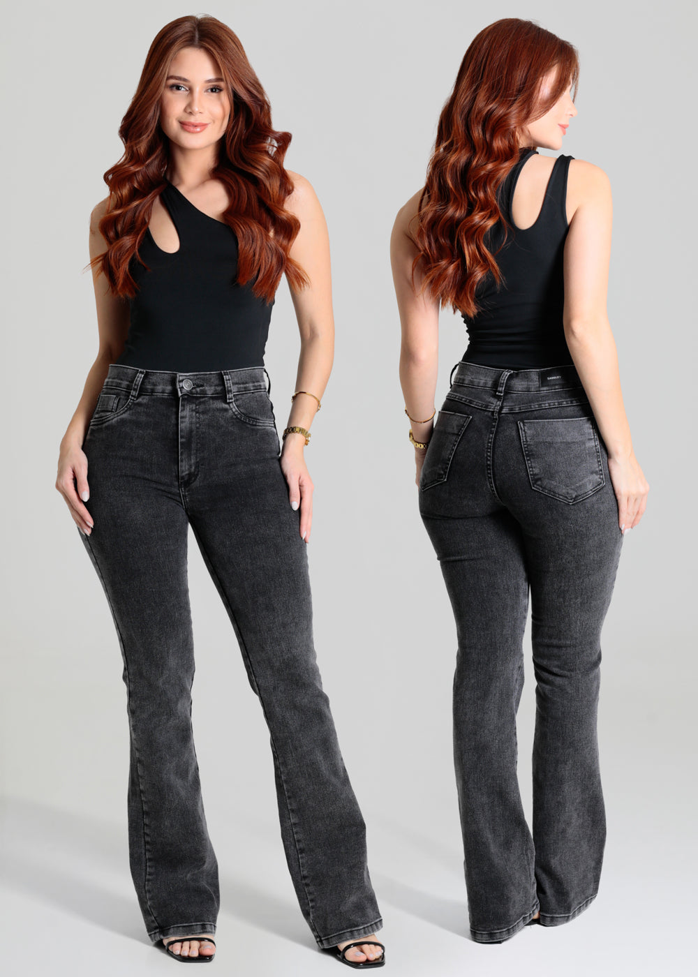 Calça Jeans Sawary Boot Cut - 280248 PRETO