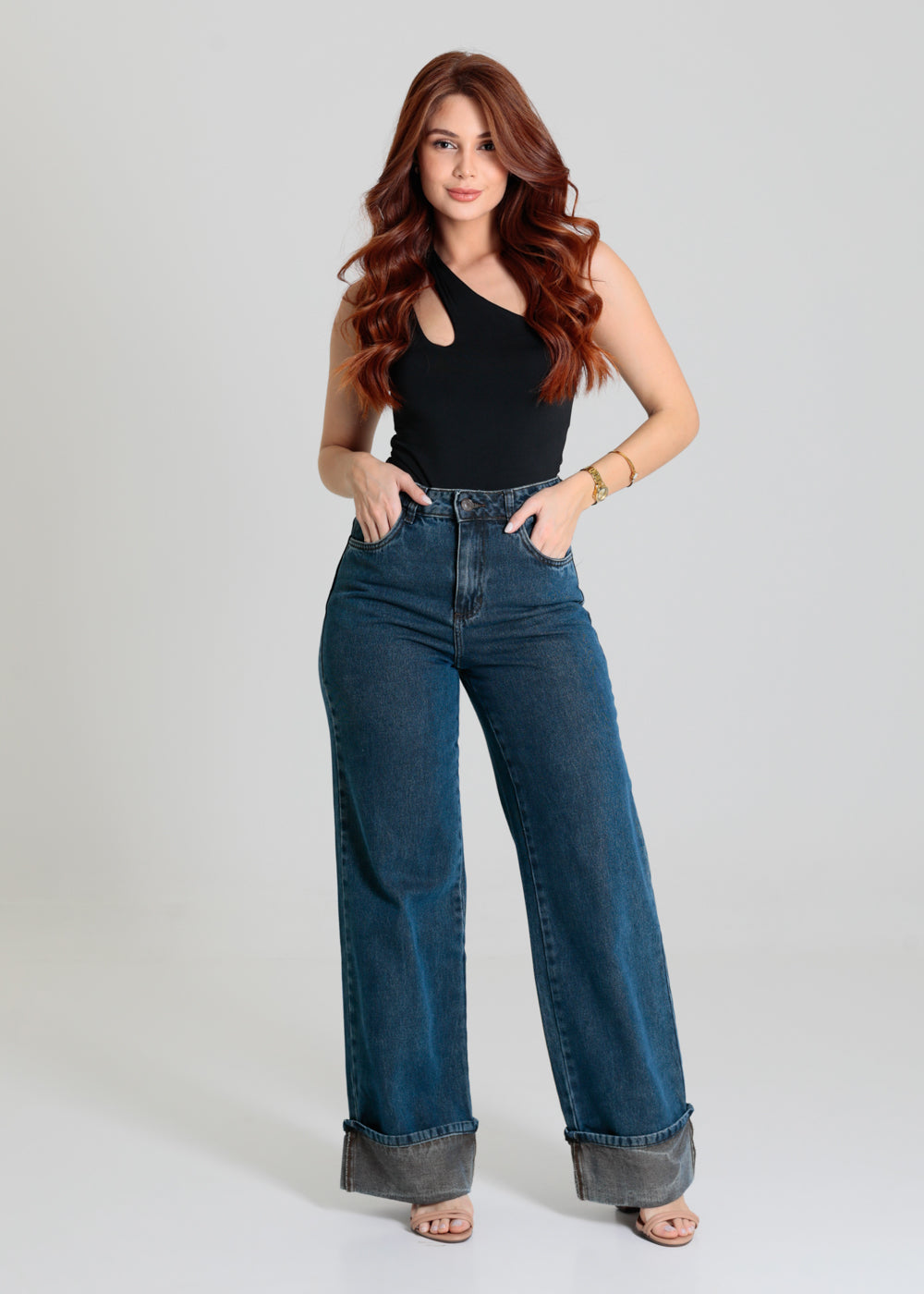Calça Jeans Sawary Wide Leg - 280251 AZUL