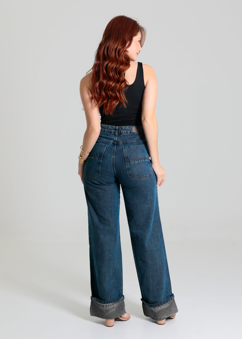 Calça Jeans Sawary Wide Leg - 280251 AZUL