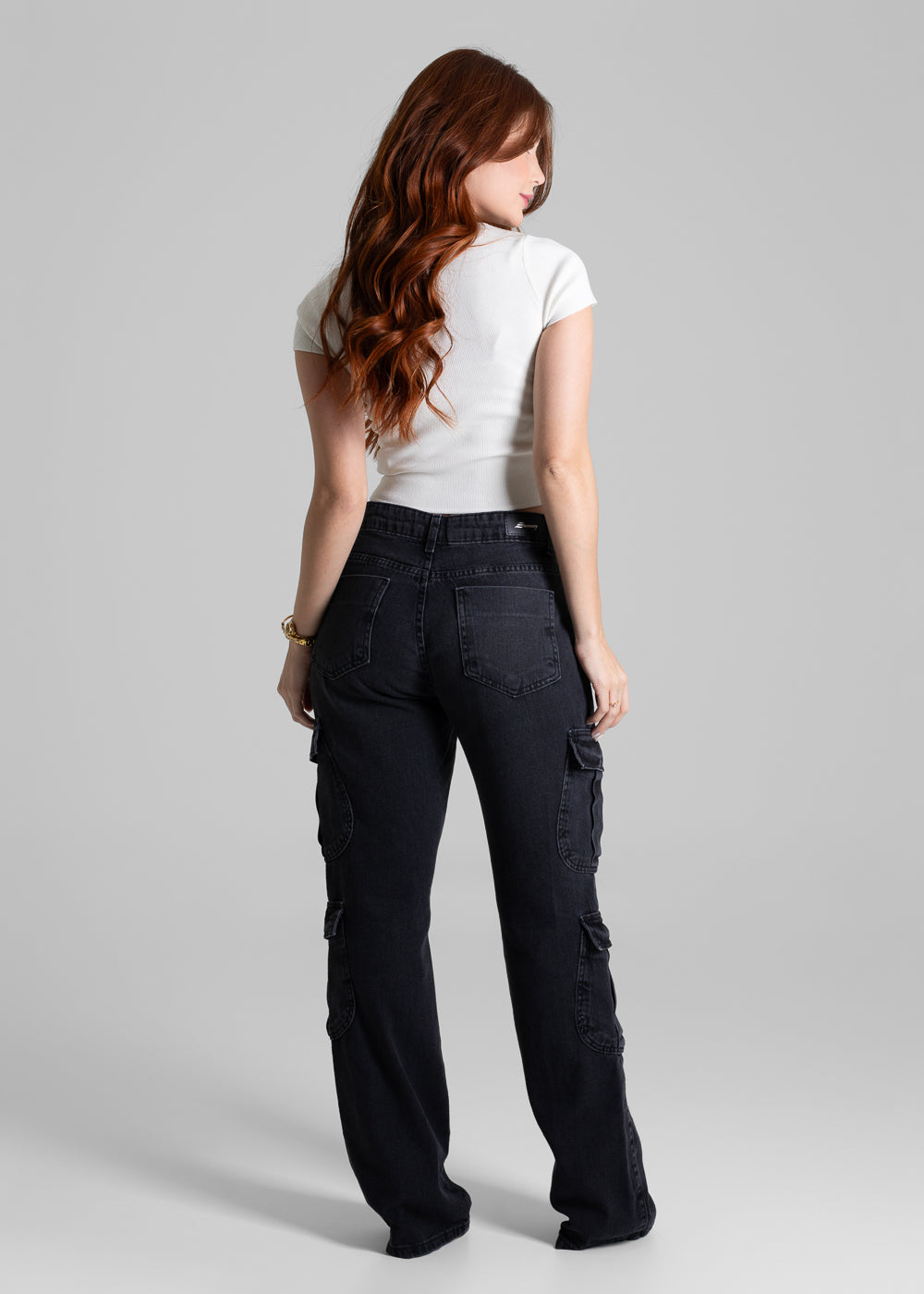 Calça Sarja Sawary Reta - 280256 PRETO