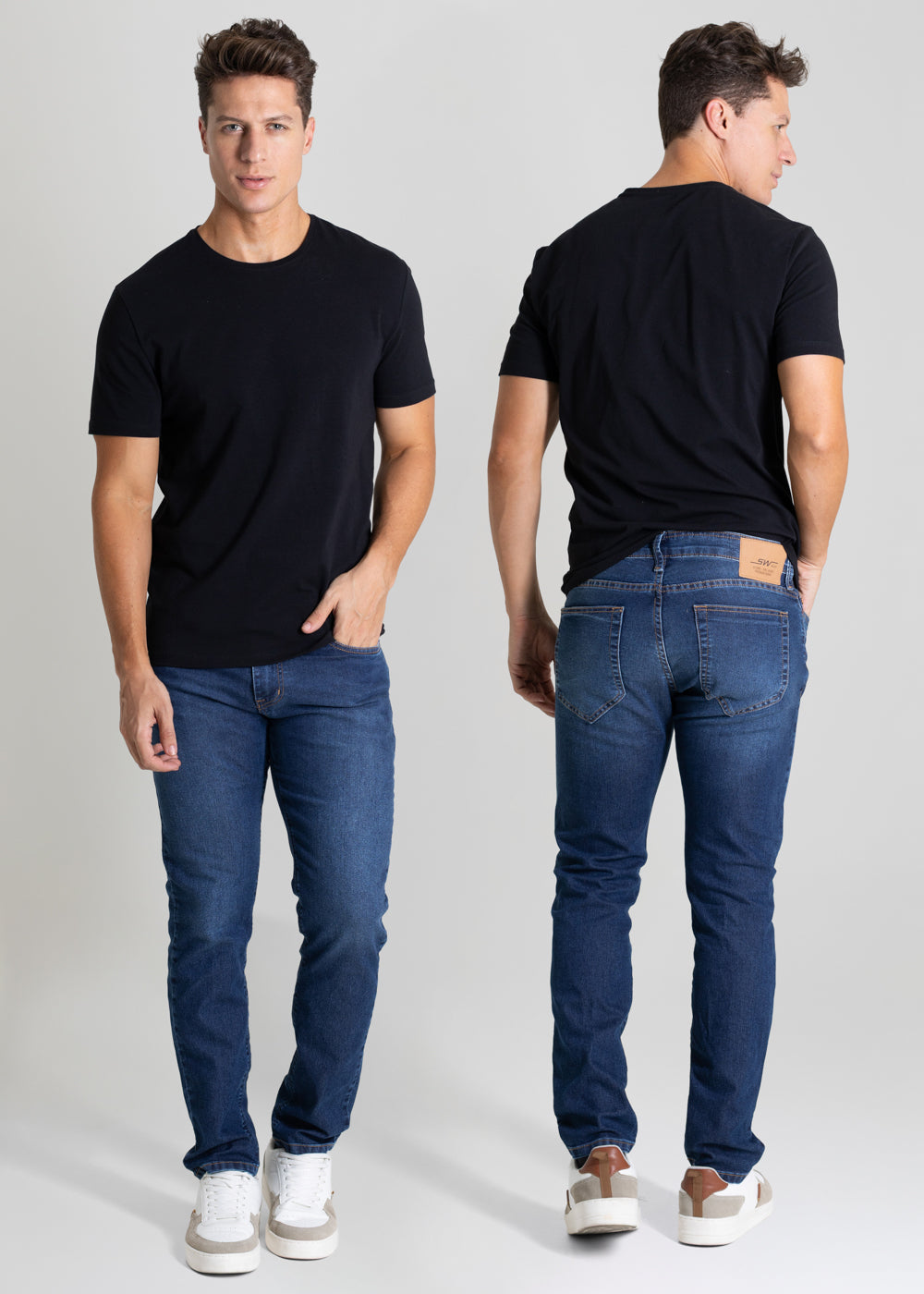 Calça Jeans Sawary Slim - 280261 AZUL