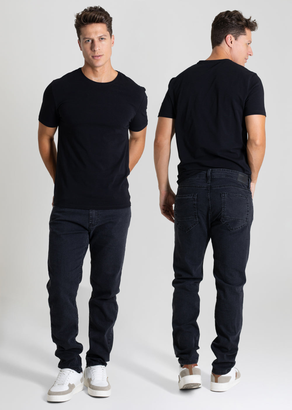 Calça Jeans Sawary Slim - 280262 PRETO