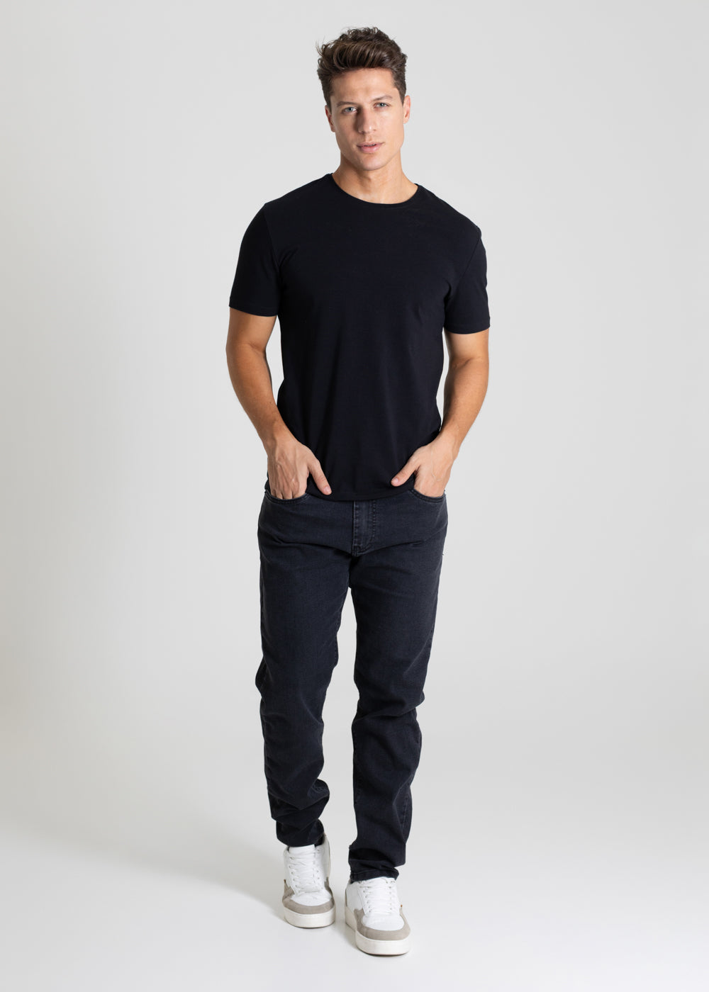 Calça Jeans Sawary Slim - 280262 PRETO