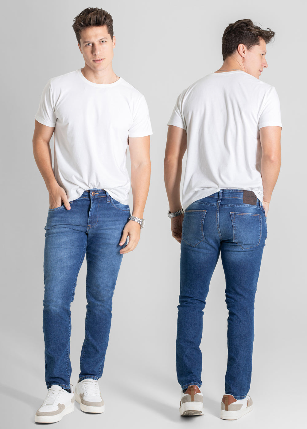 Calça Jeans Sawary Slim - 280287 AZUL