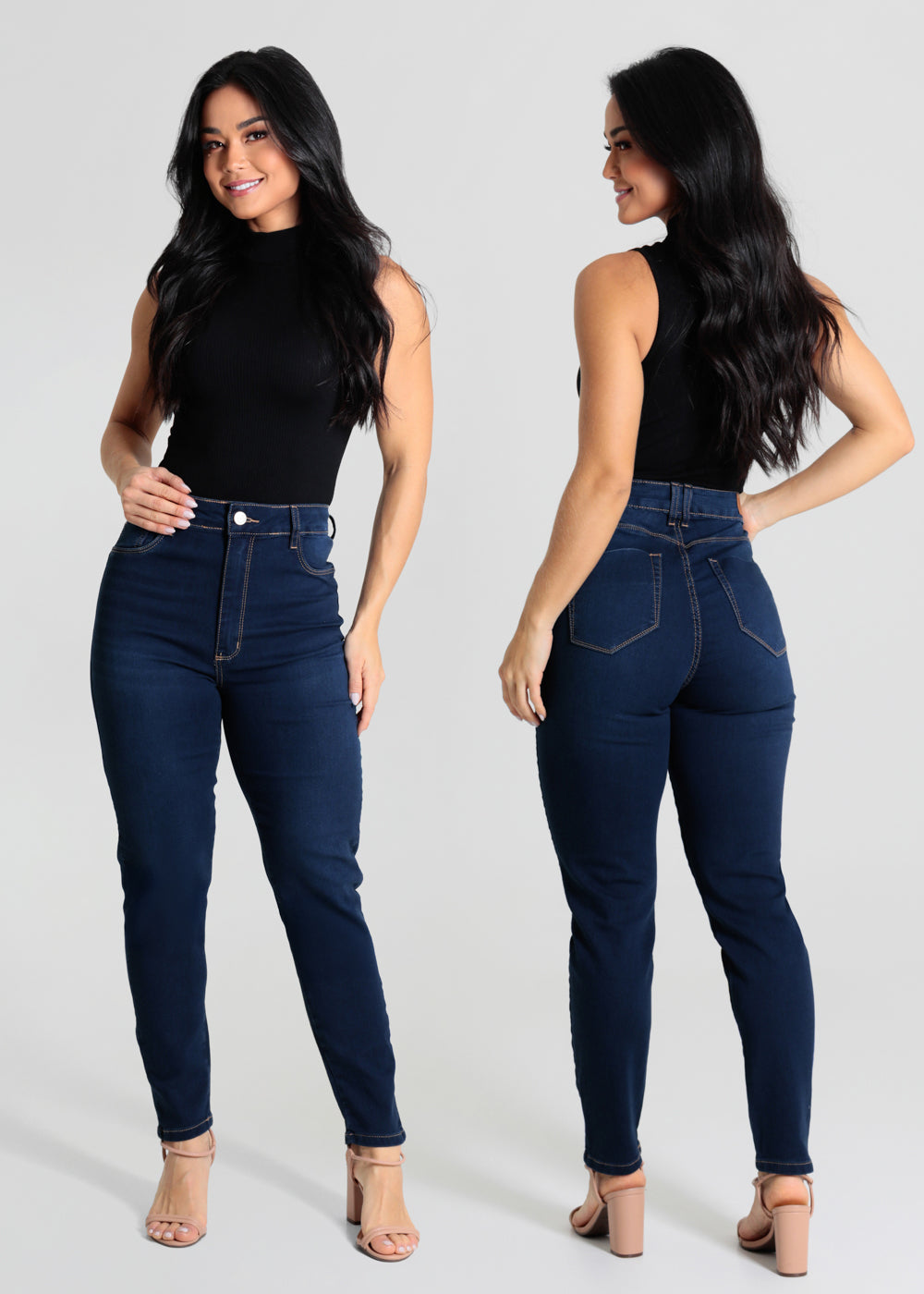 Calça Jeans Sawary Push Up - 280292 AZUL