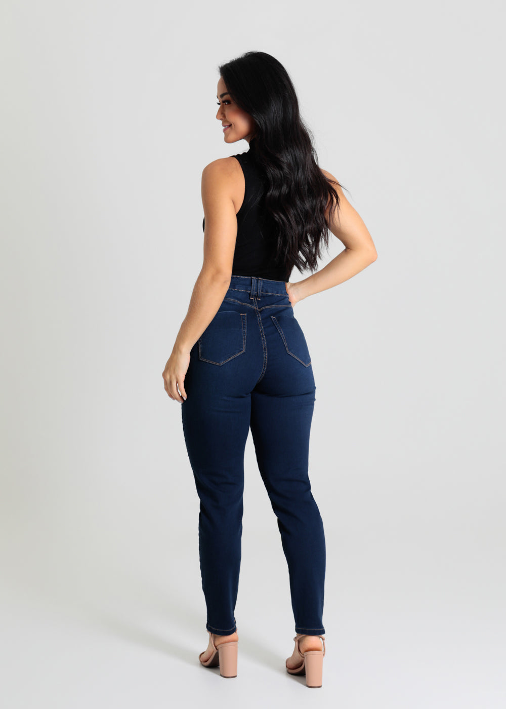 Calça Jeans Sawary Push Up - 280292 AZUL