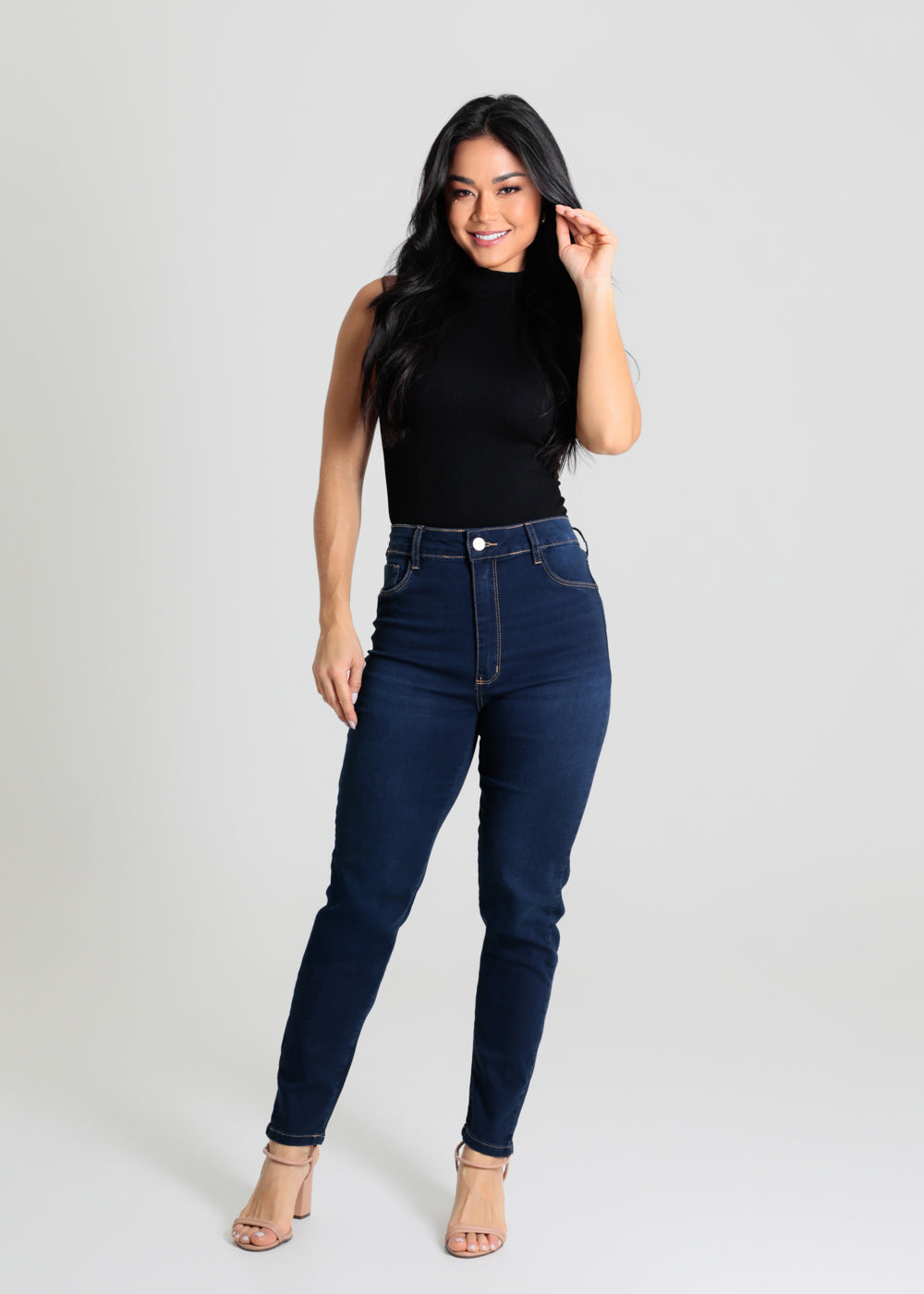 Calça Jeans Sawary Push Up - 280292 AZUL