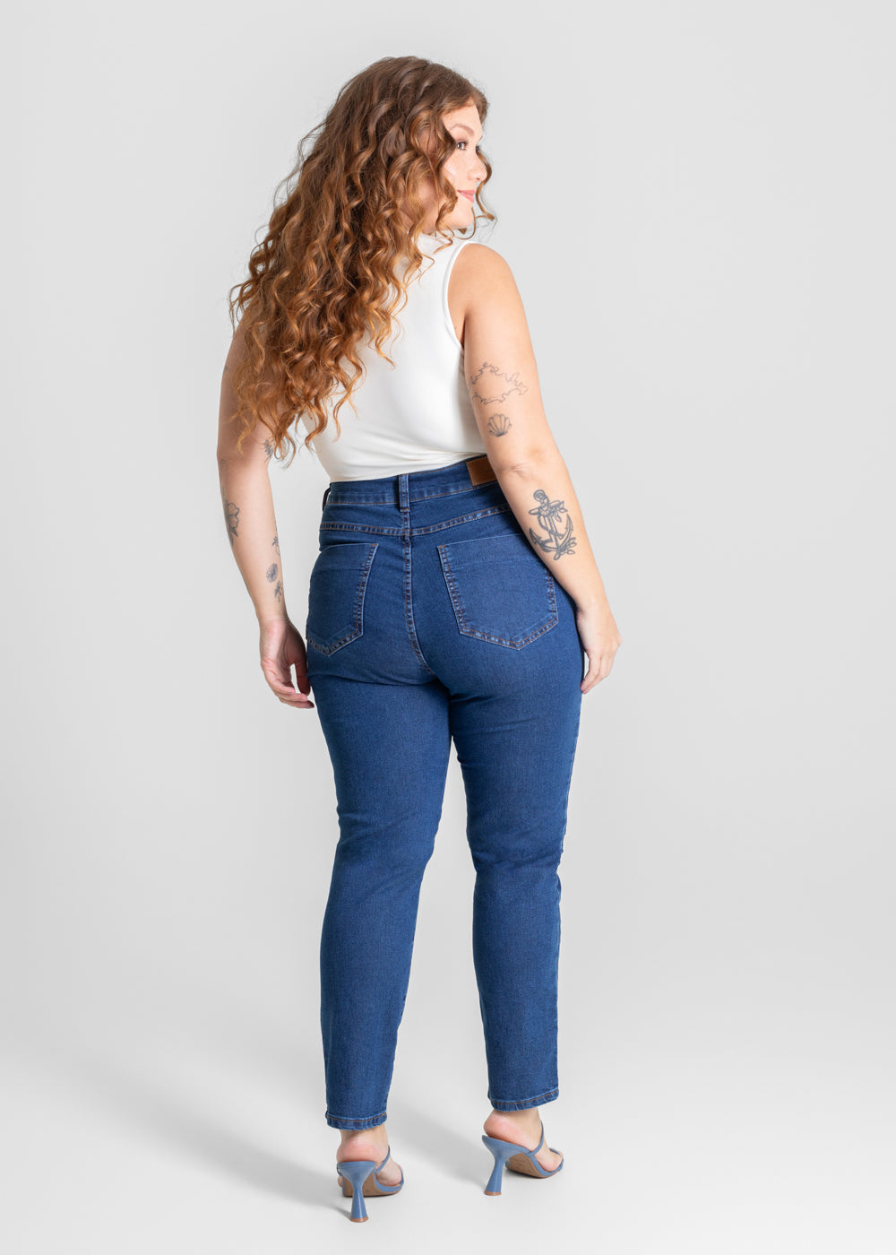 Calça Jeans Sawary Plus Size - 280295 AZUL