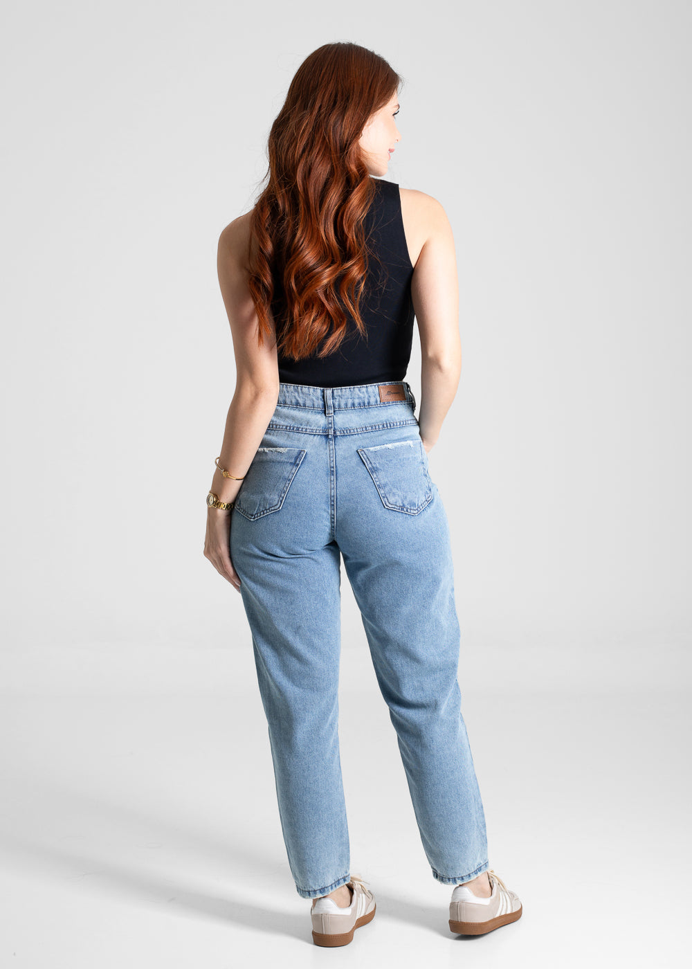 Calça Jeans Sawary Mom - 280307 AZUL