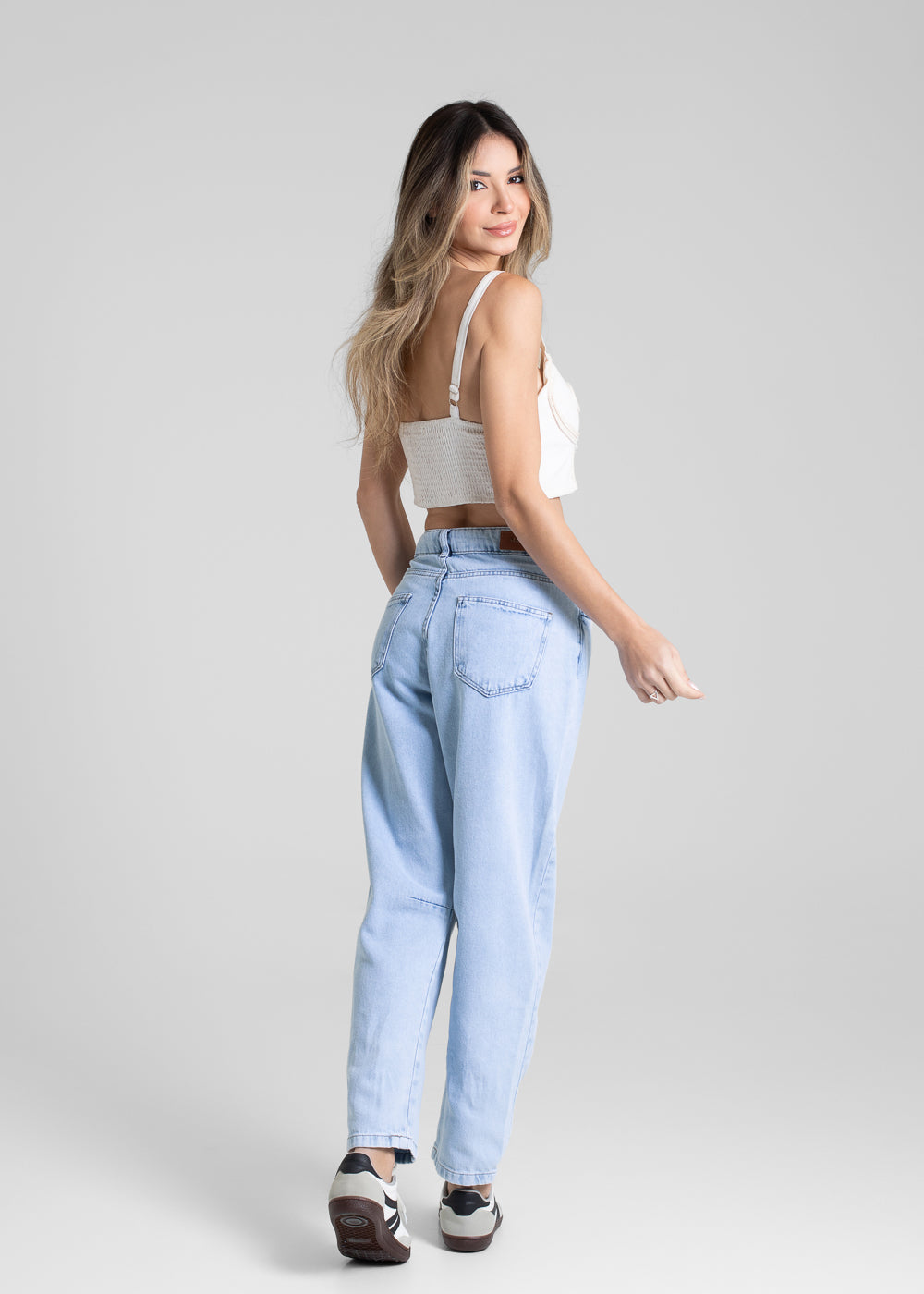 Calça Jeans Sawary Barrel - 280309 AZUL
