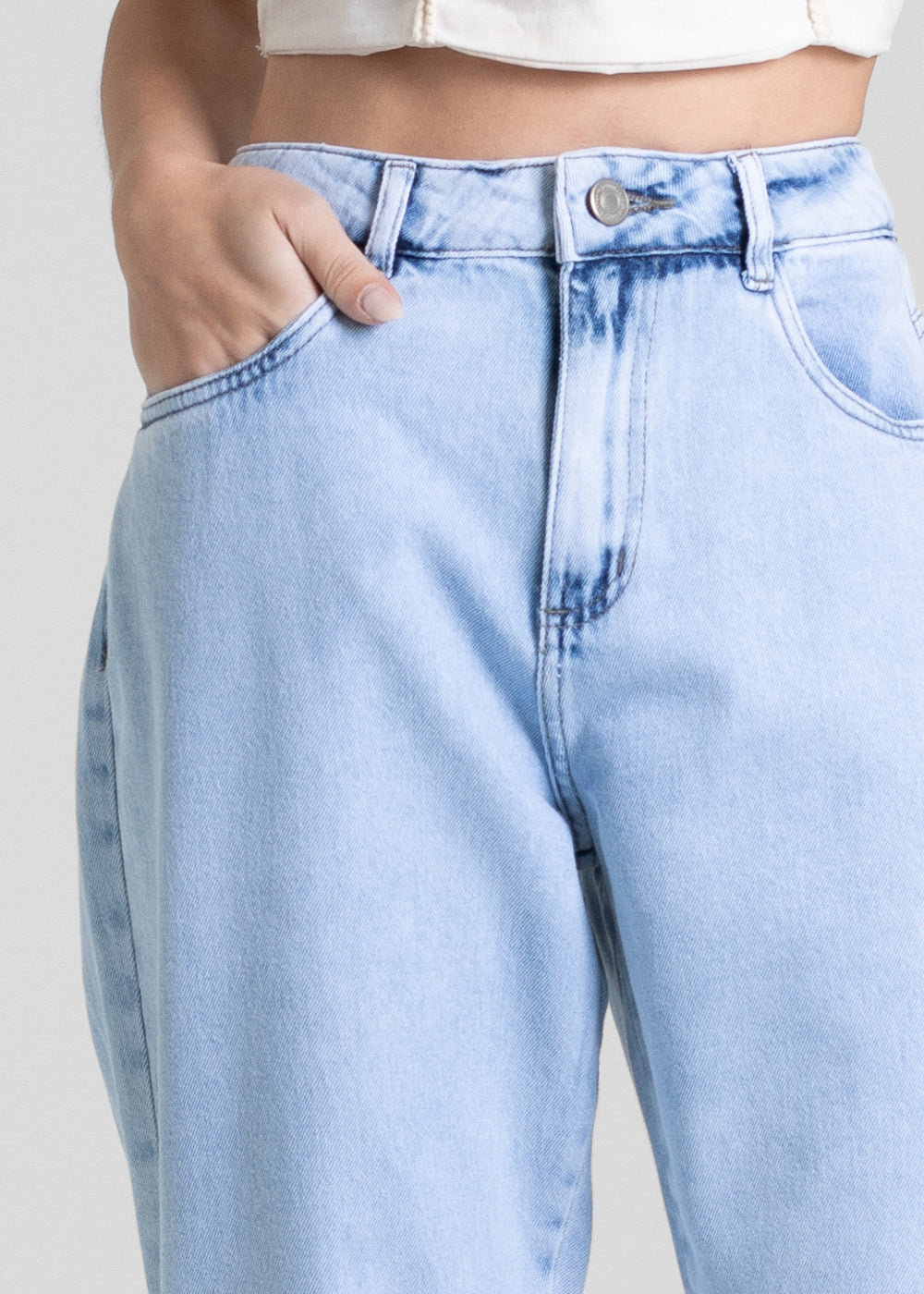 Calça Jeans Sawary Barrel - 280309 AZUL