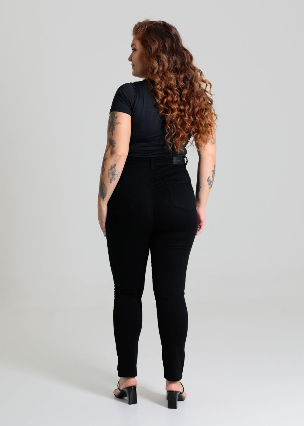 Calça Sarja Sawary Plus Size - 280312 PRETO