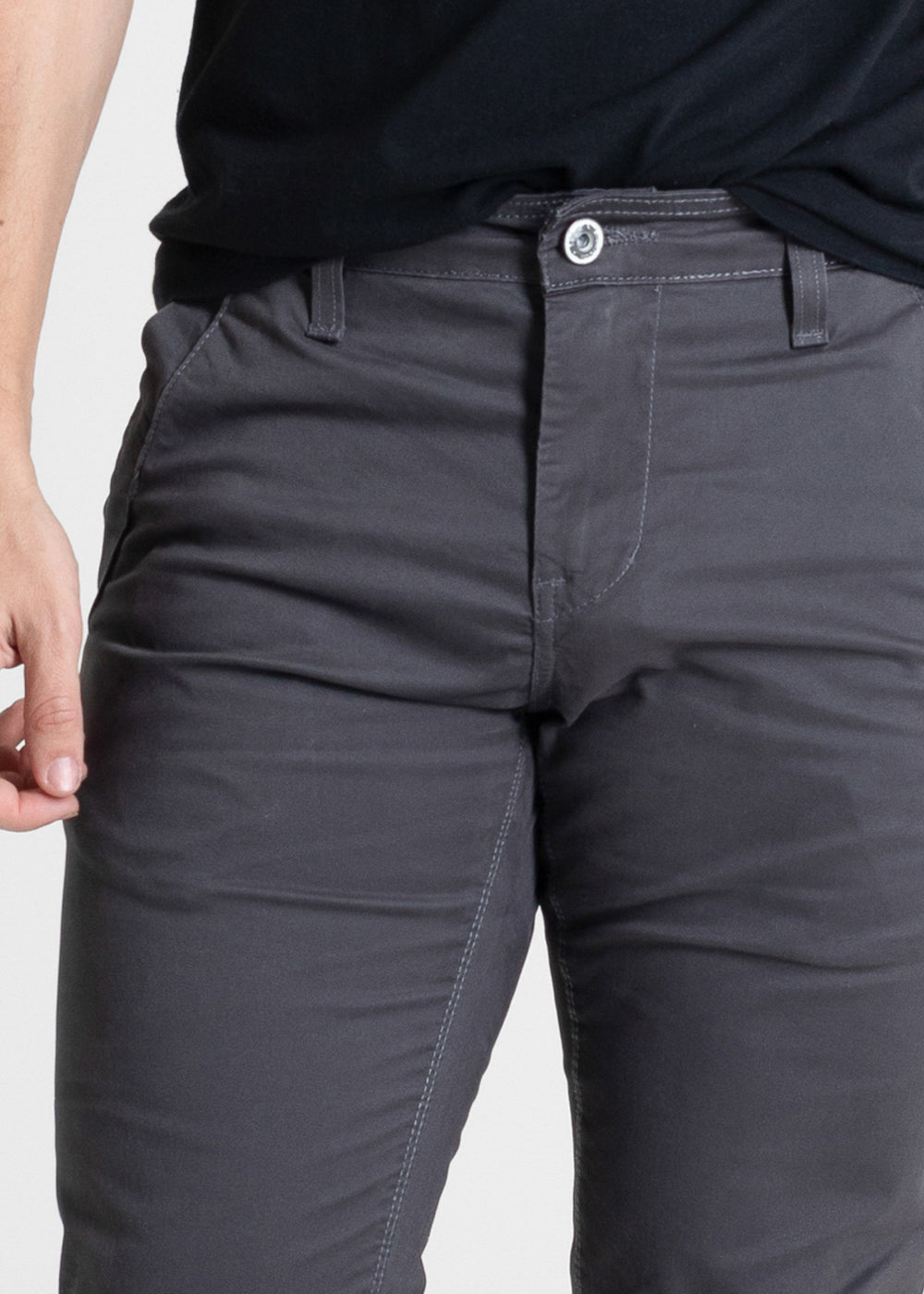 Calça Sarja Sawary Slim - 280384 CINZA