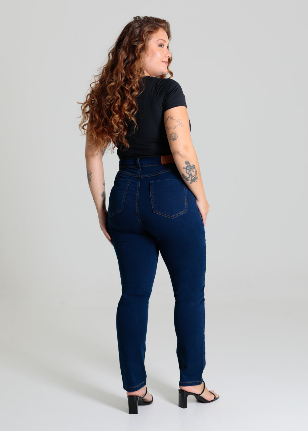 Calça Jeans Sawary Plus Size - 280388 AZUL