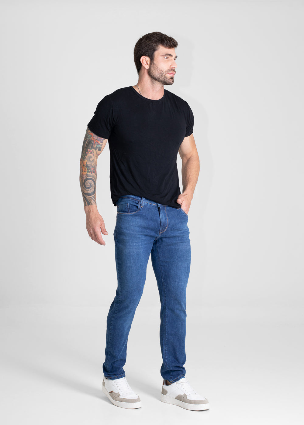 Calça Jeans Sawary Slim - 280392 AZUL