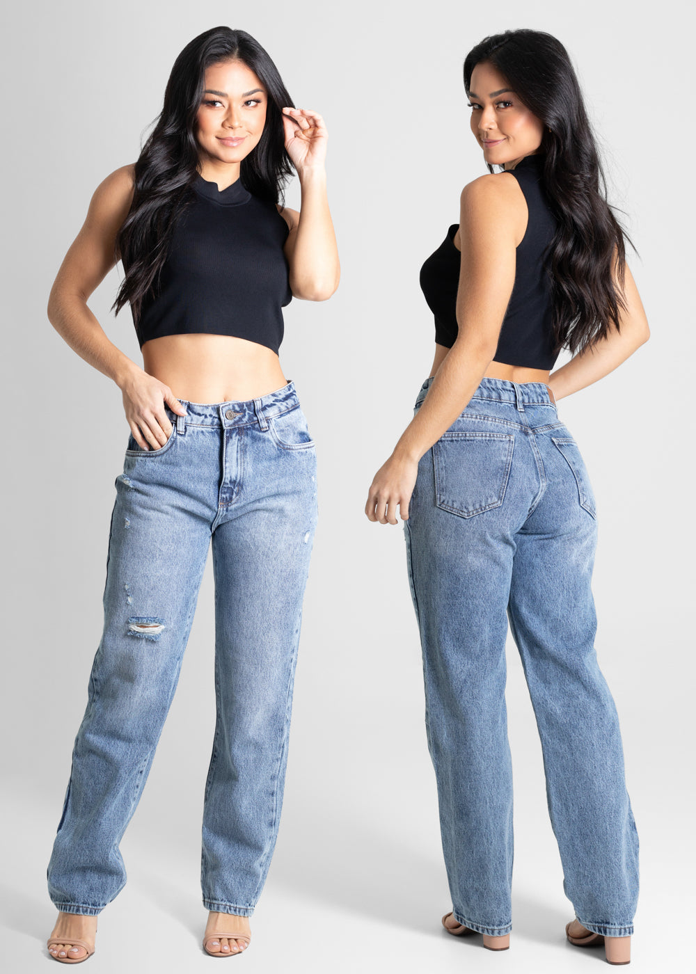 Calça Jeans Sawary Reta - 280394 AZUL