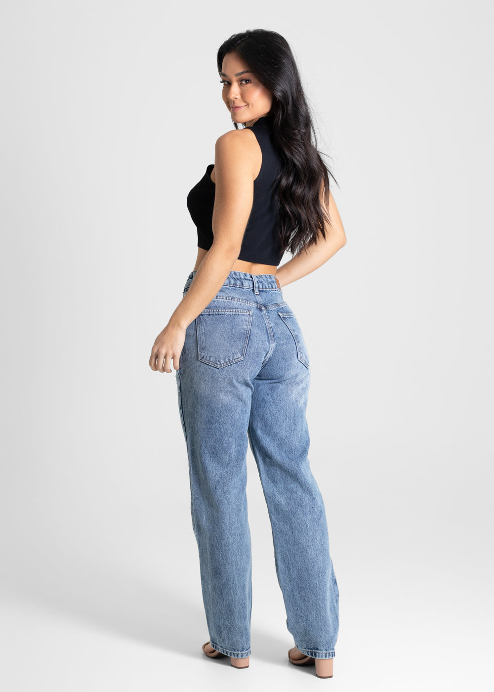 Calça Jeans Sawary Reta - 280394 AZUL