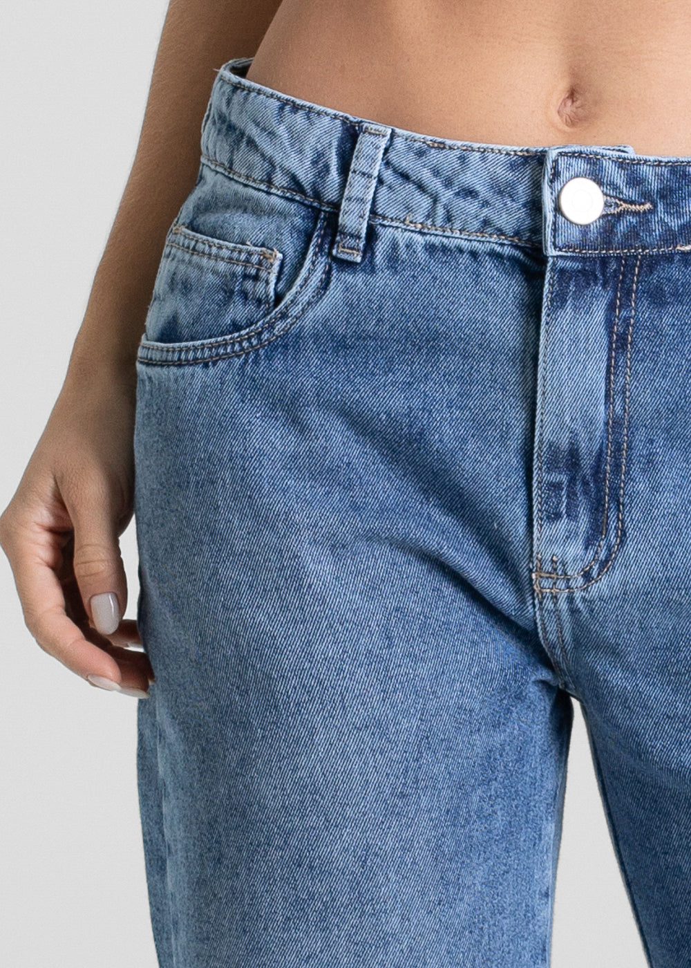 Calça Jeans Sawary Barrel - 280397 AZUL