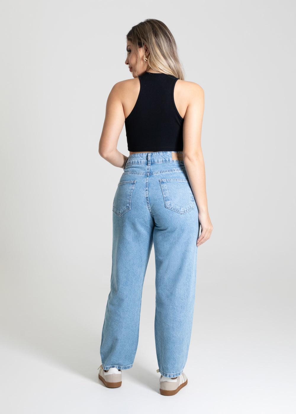 Calça Jeans Sawary Barrel - 280405 AZUL