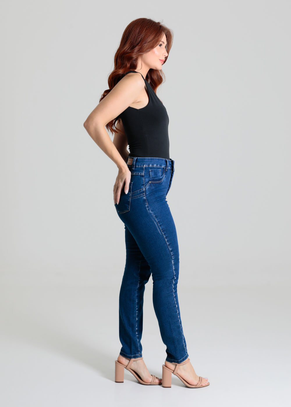 Calça Jeans Sawary Levanta Bumbum - 280417 AZUL