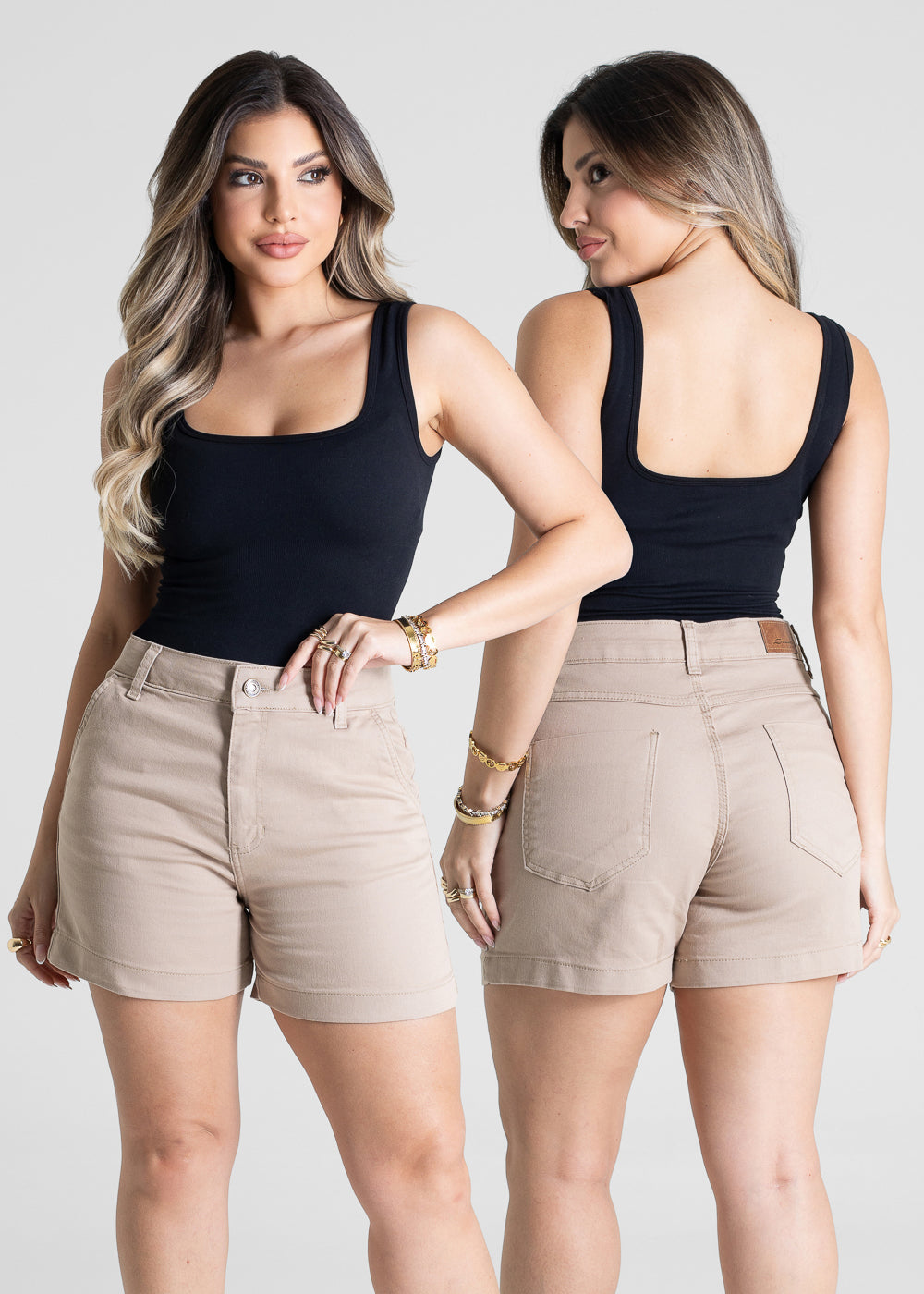 Shorts Sarja Sawary - 280439 BEGE