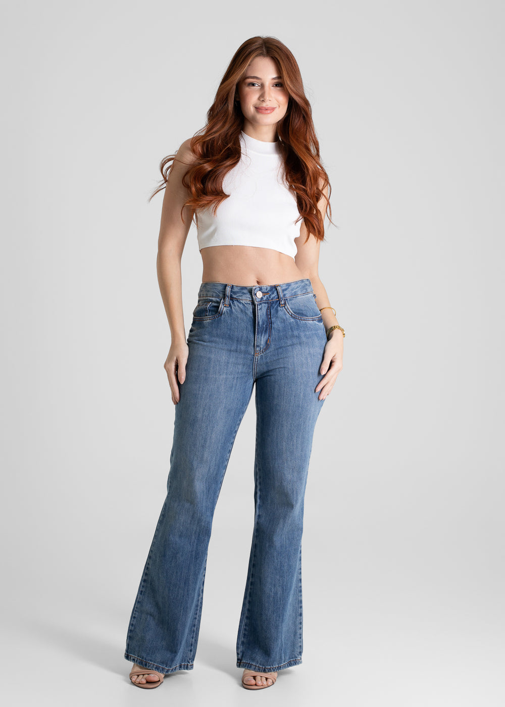 Calça Jeans Sawary Boot Cut - 280455 AZUL