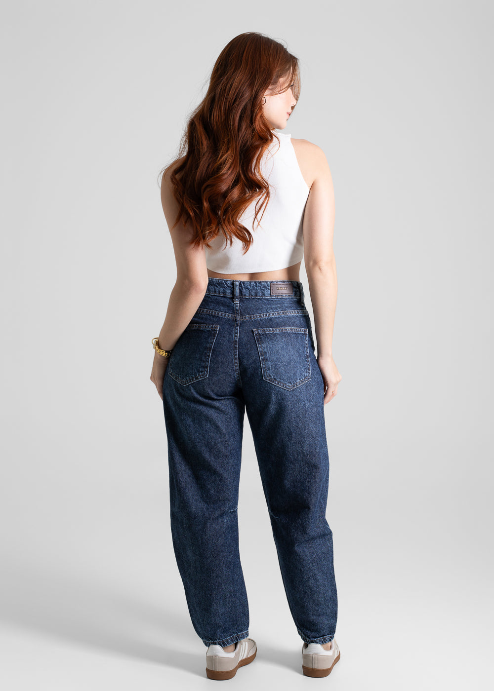 Calça Jeans Sawary Barrel - 280456 AZUL