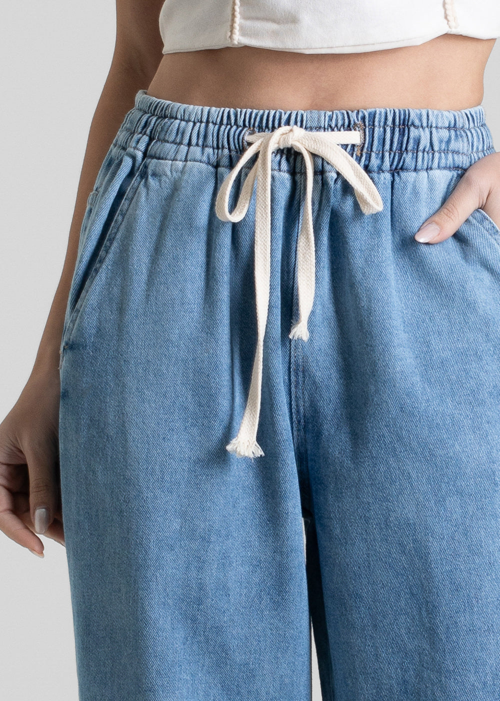 Calça Jeans Sawary Wide Leg - 280467 AZUL