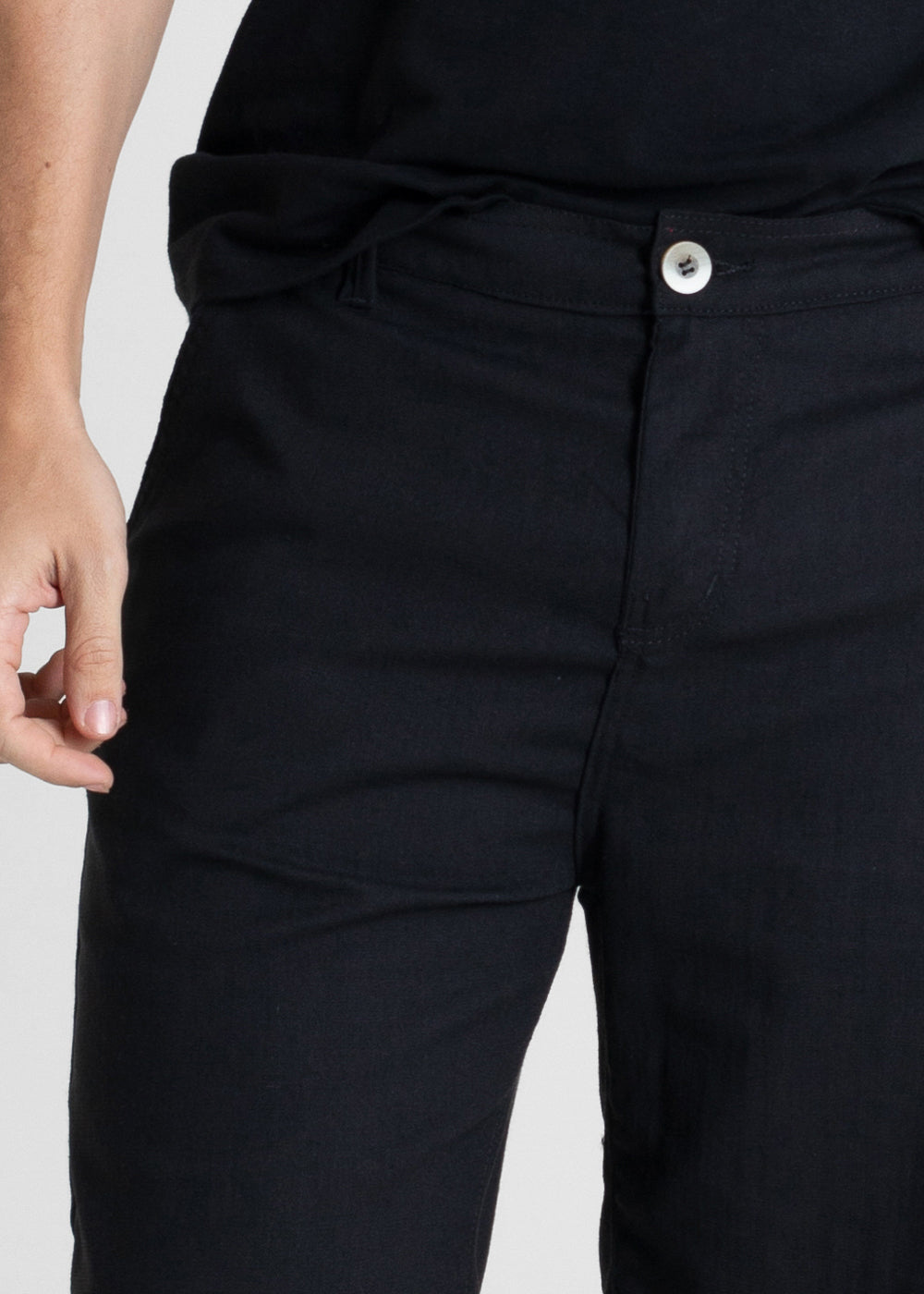 Bermuda Linho Sawary - 280479 PRETO