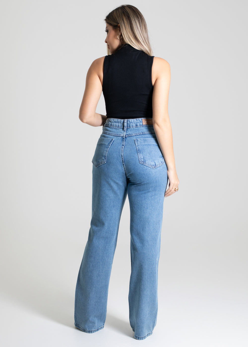 Calça Jeans Sawary Reta - 280489 AZUL