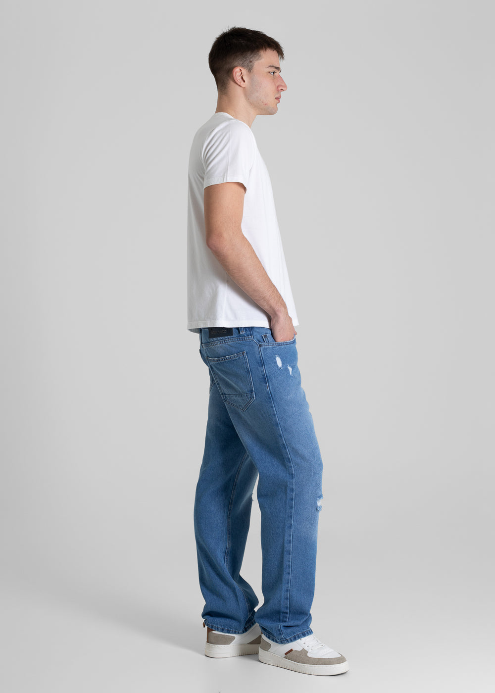 Calça Jeans Sawary Baggy - 280496 AZUL