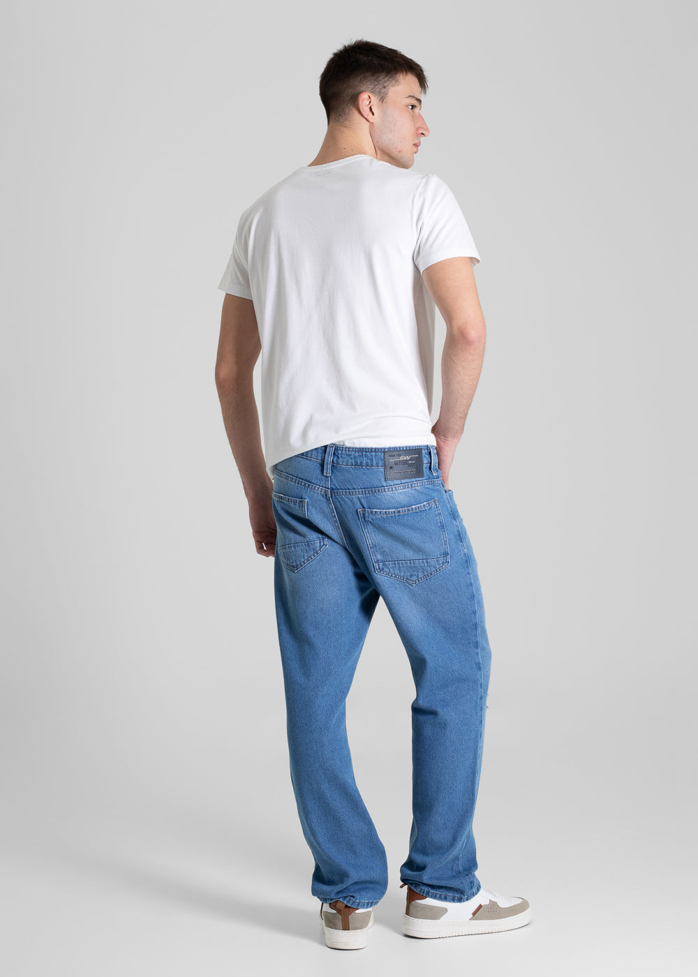 Calça Jeans Sawary Baggy - 280496 AZUL