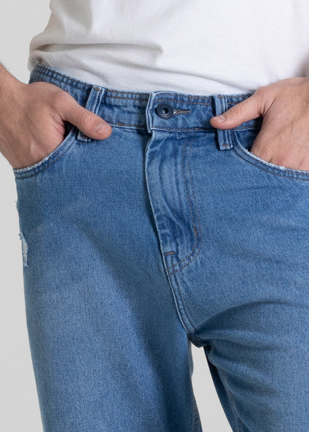 Calça Jeans Sawary Baggy - 280496 AZUL